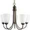 Progress Lighting Gather Collection Five-Light Chandelier P4441-20 - alternate 1